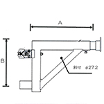 伸縮ブラケット　（許容量荷重200kg）